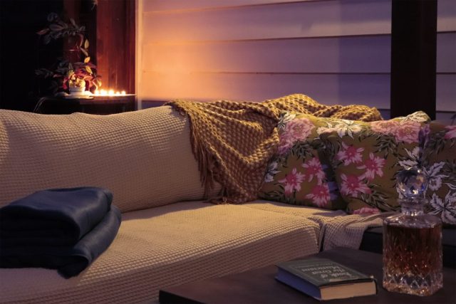 The Rural Naturist Bed and Breakfast Retreat Deck at Night The Rural Naturist Bed and Breakfast Retreat Deck at Night