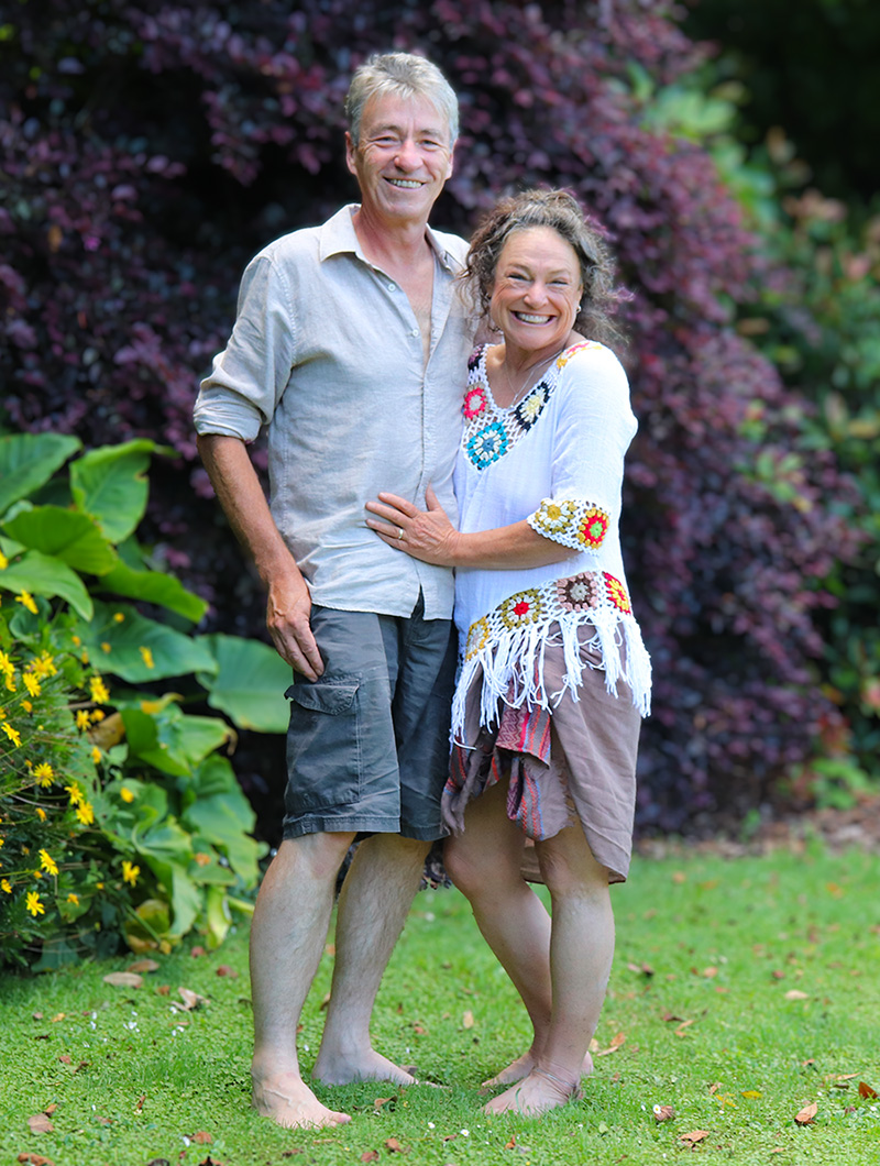 John and Julie - Rural Naturist B&B Retreat Hosts